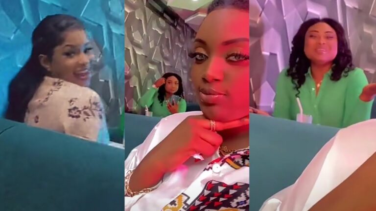 Les actrices Mbayang, Marichou et Anta en toute complicité