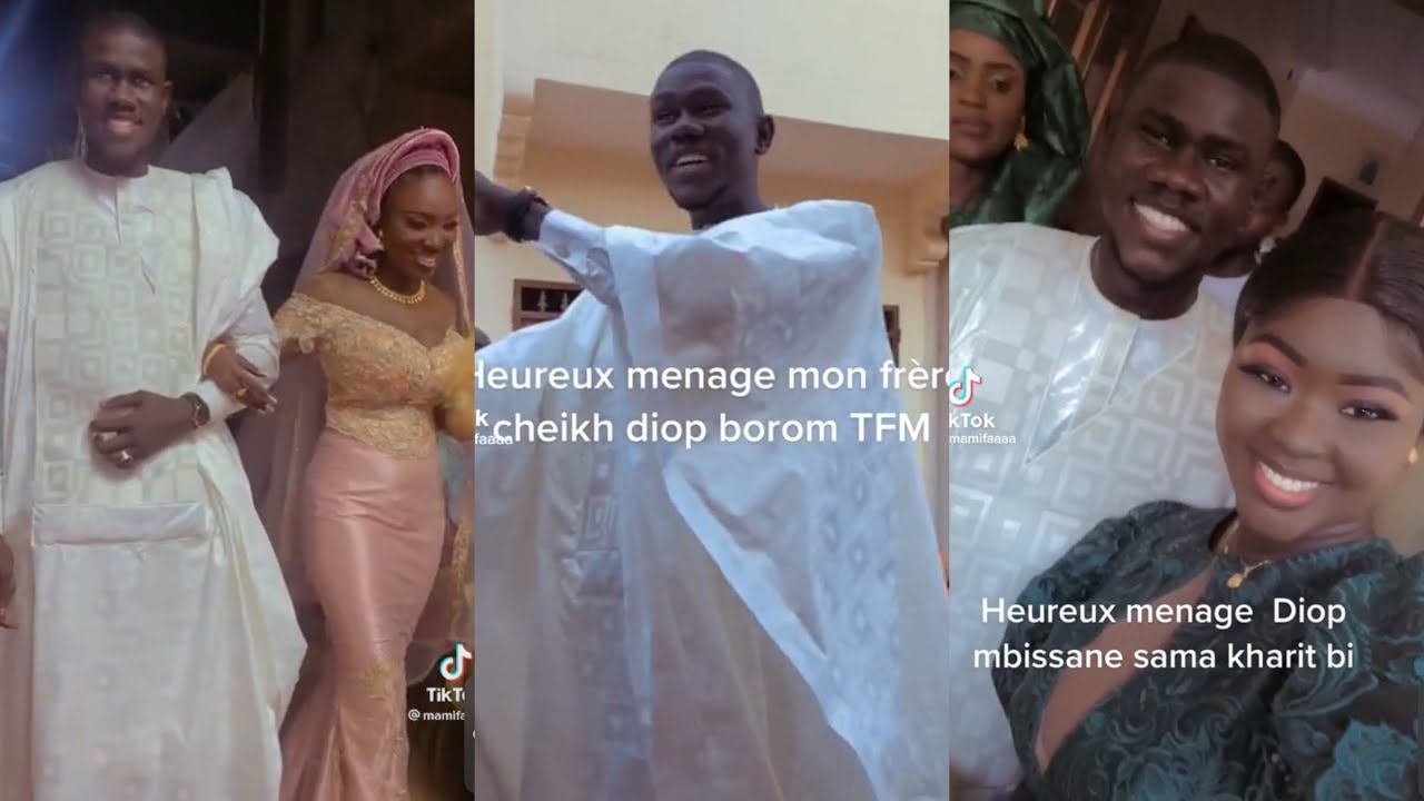Les images exclusives du mariage de Cheikh Diop journaliste à la Tfm