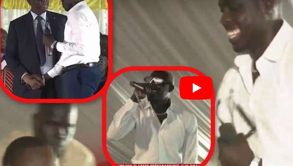(Vidéo) : La danse de Ngaaka Blindé qui fait sortir le beau sourire du Président Macky Sall