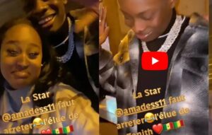 (Vidéo) : L&rsquo;actrice Esther Ndiaye s&rsquo;affiche en toute complicité avec Sidiki Diabaté.