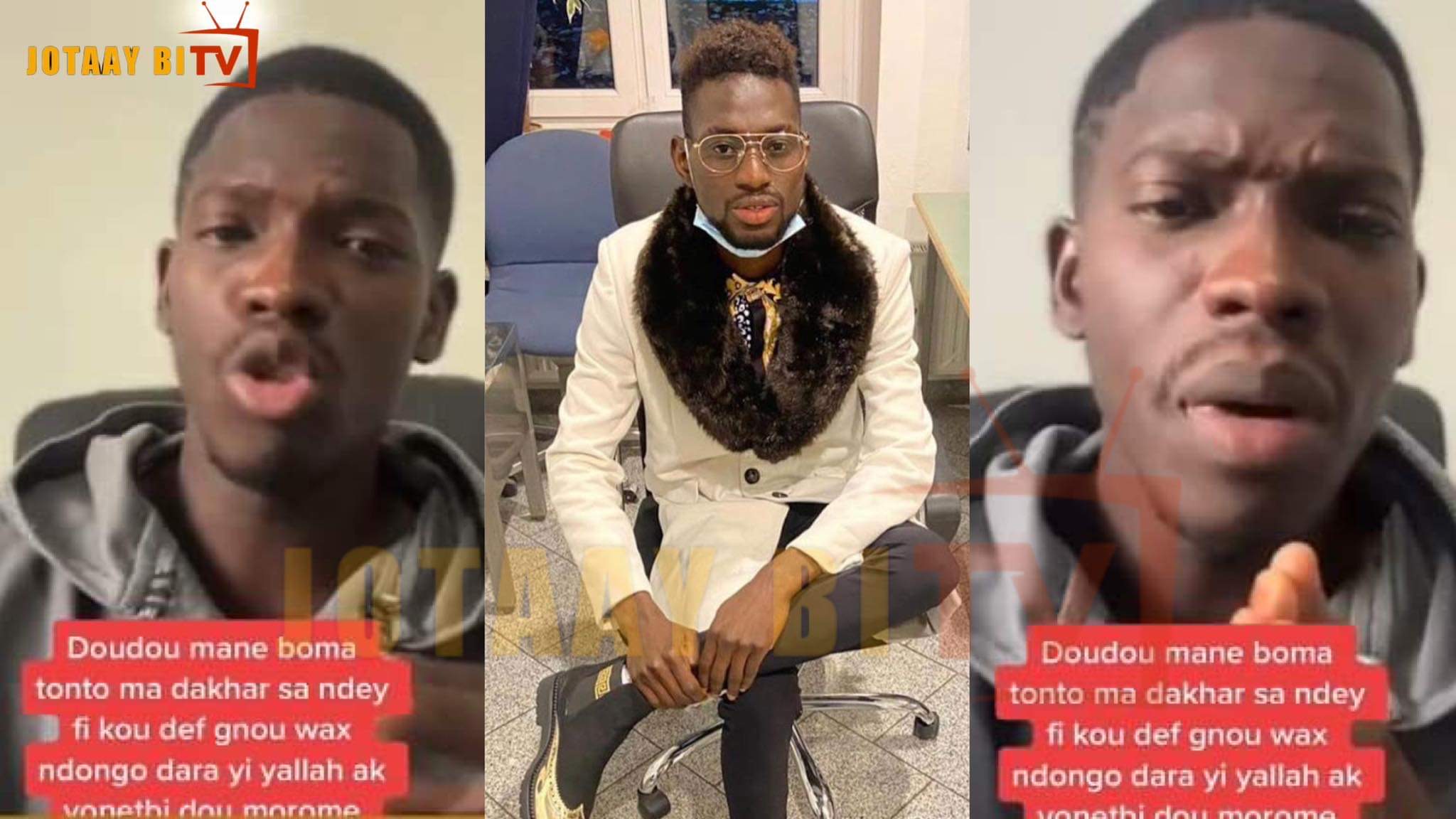 Dudu fait des vidéo attaque Adamo « yaw mi nga khamni da ngay guéné sa awra&nbsp;« 