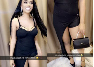 « Pothie en l’air: Racky Aidara croquante en mini robe