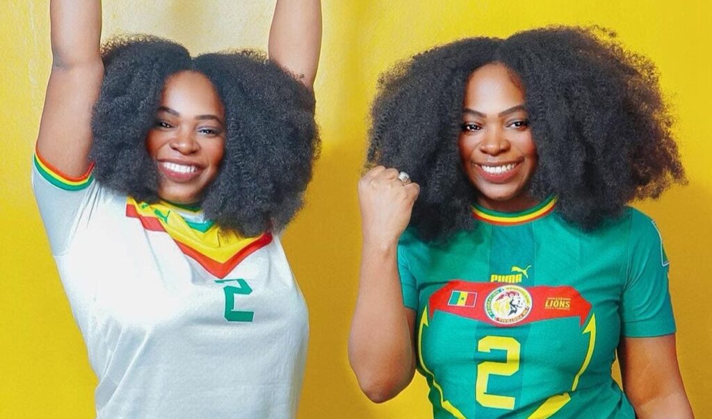 Les jumelles Ma et Mota s’éclatent avec les maillots Sénégal