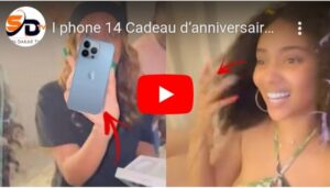 (Vidéo) – Anniversaire : Racky Aïdara s&rsquo;enjaille pour un IPhone 14 comme cadeau