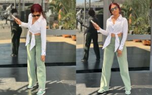 (Photos): La journaliste Fatima Sylla très  classe en jean
