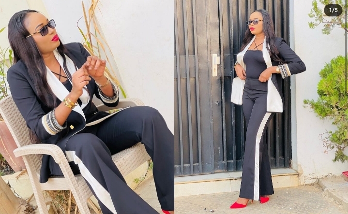 (Photos): Black and White assorti de rouge, Nafy Diéye chic, classe