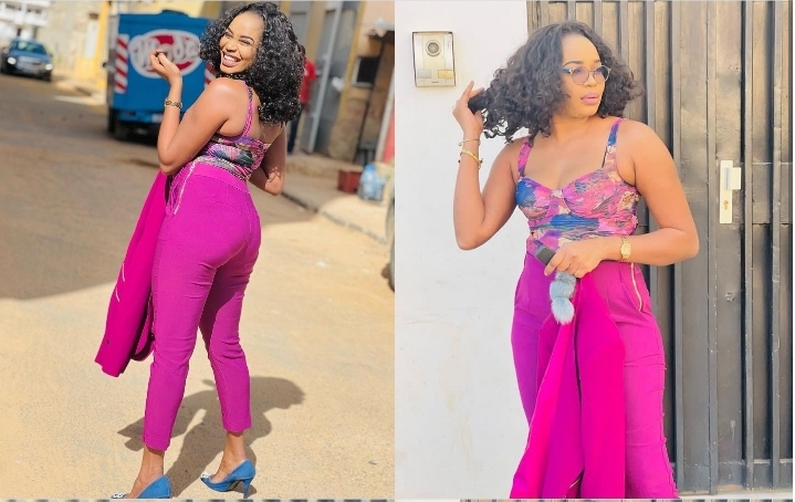 (Photos): Haut bigarré, Naffy Dièye très classe en rose