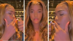 (Vidéo): Seule dans son coin, Aadjah Everywhere fume son anniversaire