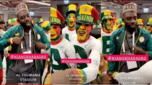 Mondiale 2022:  Admirez les pas de danse de Niang Kharagne Lo après  la victoire