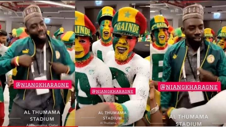Mondiale 2022:  Admirez les pas de danse de Niang Kharagne Lo après  la victoire