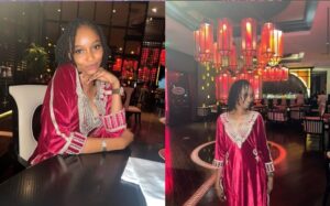 (Photos): Sans maquillage, Fah Aidara belle dans son « jalabé rouge »