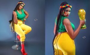 Veille de match : Lady Mounass met en valeur les couleurs du Sénégal « Ndam Rek »
