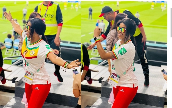 Jour de match: Au Qatar, la journaliste Fatima Sylla s&rsquo;affiche en vraie lionne