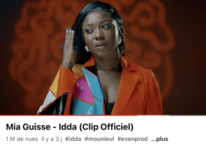 1 million de vues en trois jours, Mia remercie mes sénégalais