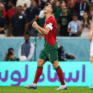 Le jubilé de Cristiano Ronaldo après la victoire face à l&rsquo;Uruguay :  » Allez le Portugal ! »￼