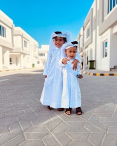 (06 photos) : Isaac et Ismail, les fils de Gana Gueye trop mignons dans leur look Qataris