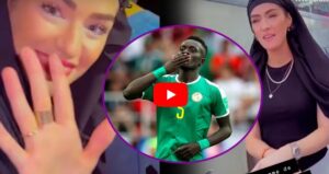 (02 photos) : Pauline, l&rsquo;épouse de Gana Gueye, adopte le hijab à Qatar