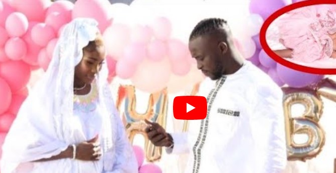 (Vidéo) : Carnet Rose : Admirez les belles images du baptême de la fille du lutteur Siteu