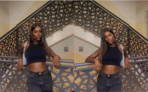 (Photos): Crop-top, ébéne, Virginie « karma » arrose la toile