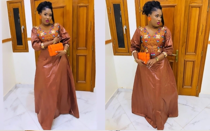 (Photos): Vendredi saint, l&rsquo;animatrice Nesh belle dans son marron