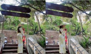 (Photos): Fes§es, dos nu, Salma transparente dans sa combinaison fleurette