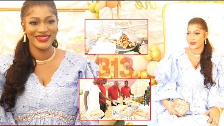 (Vidéo) : Petit-déjeuner royal au baptême de la journaliste Néné Aïcha de la Sentv