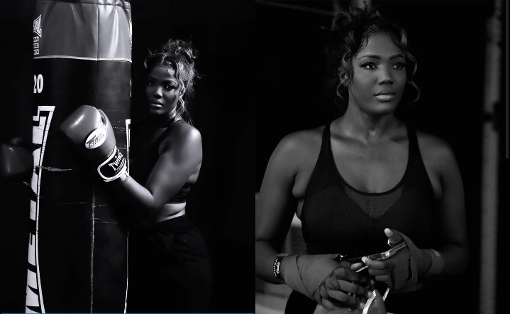 (Photos): La tik tokkeuse Aadjah Everywhere  fashion en mode boxeuse