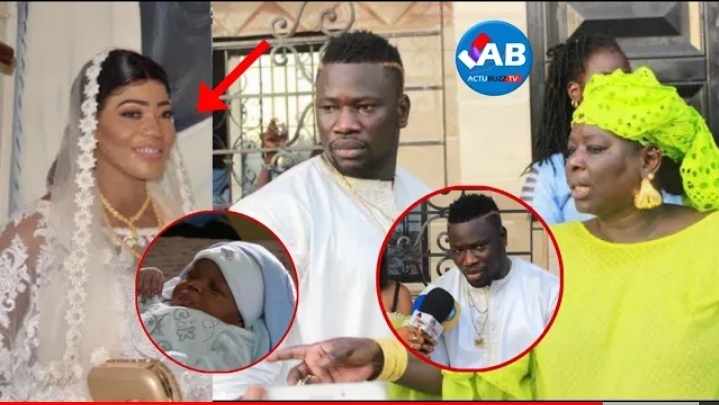 (Vidéo): Au Baptême de sa fille, le lutteur Boy Niang affiche sa joie de vivre
