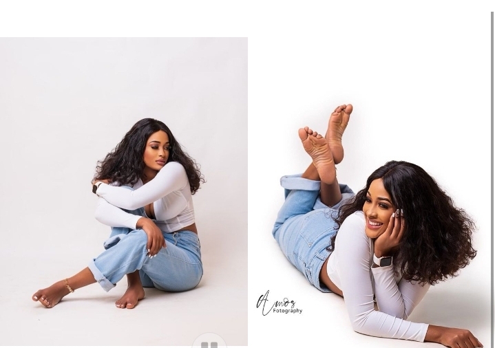 (Photos): Bien maquillée et coiffée, la tik tokkeuse Aïcha Rassoul Gningue en mode Shooting