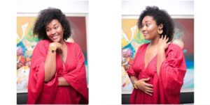 (Photos): Robe rouge, Malika « karma » s&rsquo;affiche en danger