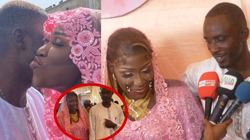 Baptême de Ngoné Mbaye : Admirez le bisou sucré de l’actrice à son époux