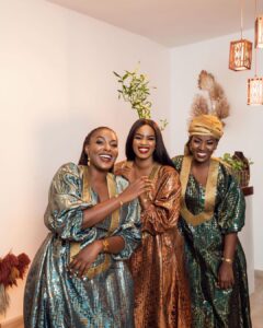 (06 photos) : Kala, Halima Gadji et Djalika fascinantes en robes sur mesure