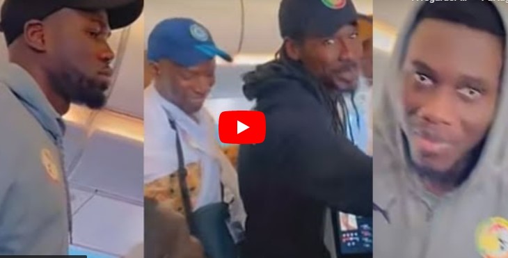 (Vidéo) : En vol retour pour Dakar, les Lions affichent leur complicité