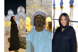 (03 photos) Abu Dhabi : Viviane et enfants se recueillent à la mosquée
