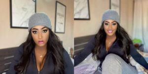 (02 photos) : En gris noir, Lysa dévoile son plus beau look d&rsquo;hiver