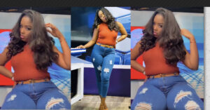 Pantalon moulant : Julie de la série Infidèle vous regarde de son « beutou gaïndé »