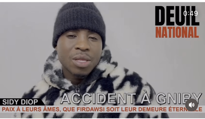 Accident mortel de Kaffrine : Sidy Diop « profondément touché et attristé »