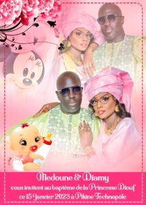 Carnet Rose : L&rsquo;actrice Djamy Gueye accouche d&rsquo;une jolie princesse
