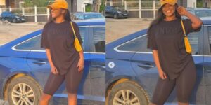 (02 photos) : Stylée en cuissard noir, Mia Maabo fascine ses fans