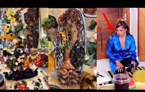 Nouvel an: Admirez le dîner royal de Marichou à son mari (vidéo)