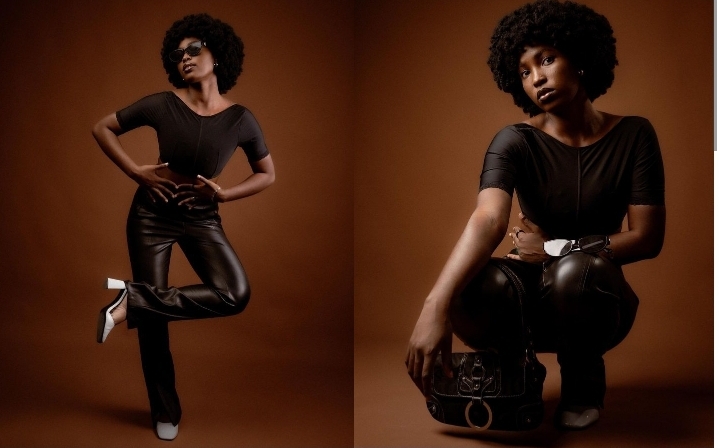 (Photos): Black, Afro, Maisha « Virginie » en shooting