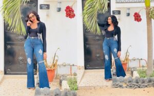 (Photos) – Blue-jean : Naffy Dièye dessine ses hanches