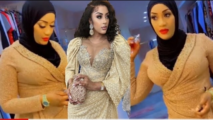 (Vidéo) : Voilée, Bébé Basse classe dans sa robe fashionista