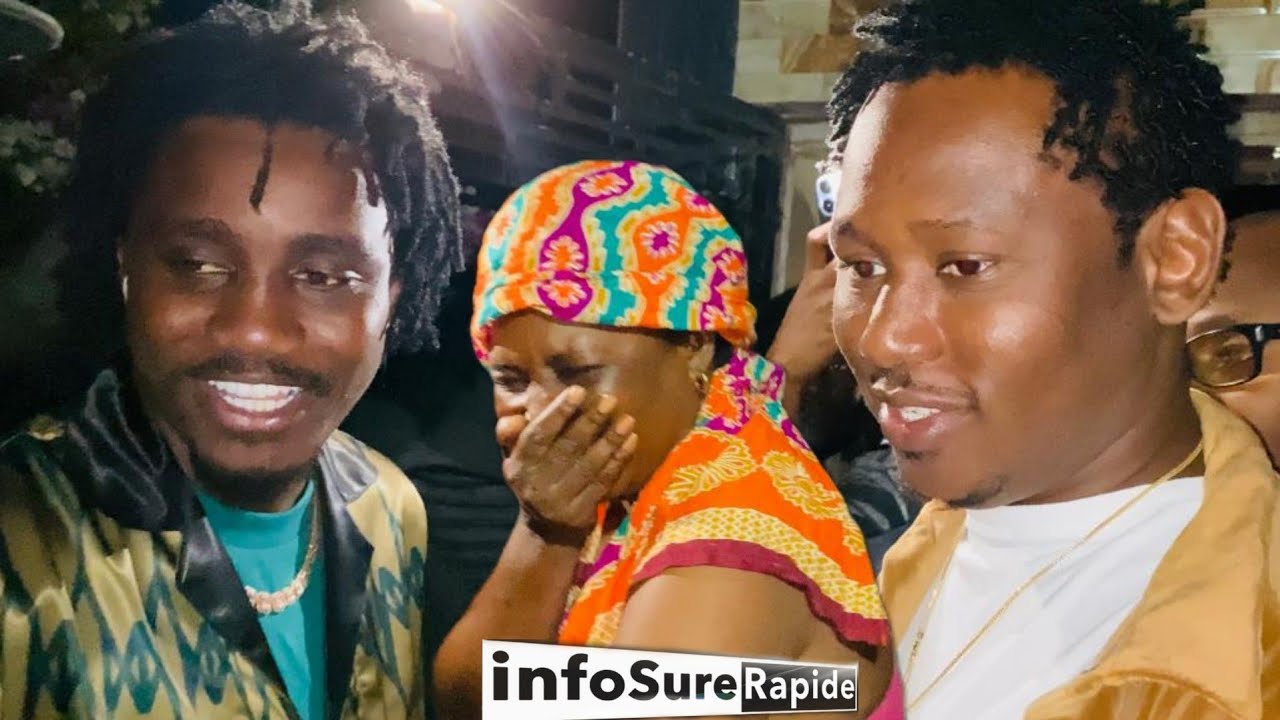 Visite surprise : La mère de Jahman tremble de joie et prie pour Wally Seck