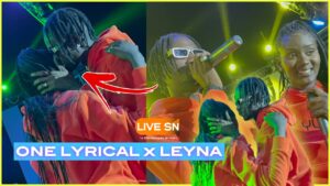 Stade Alassane Djigo : La complicité de One Lyrical et sa femme Leyna sur scène fascine les fans