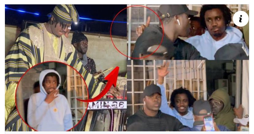 (Video): En pleine ambiance, la police débarque et arrête le tann berr de Fallou Bemjamim, Wally Seck bloqué à l’entrée