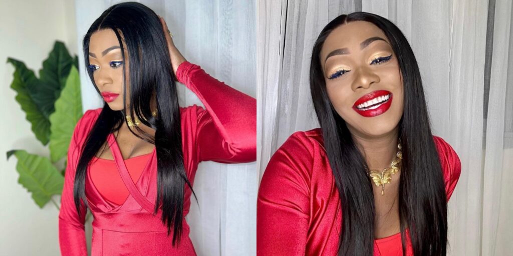 (08 Photos) – Bijou Ndiaye Tfm pétille dans une robe rouge à couper le souffle
