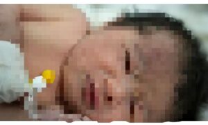 Voici Aya, le bébé miraculé du tremblement de terre est né dans les débris