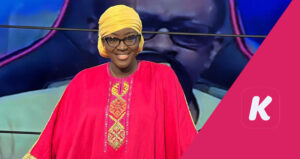 Faty Dieng somptueuse dans une robe longue rose dorée épousant sa belle silhouette. La toile sublimée (Photo)