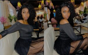 (Photos): Tatira Sow dévoile ses cuisses et atomise la toile avec sa  jube §exy en dentelle 